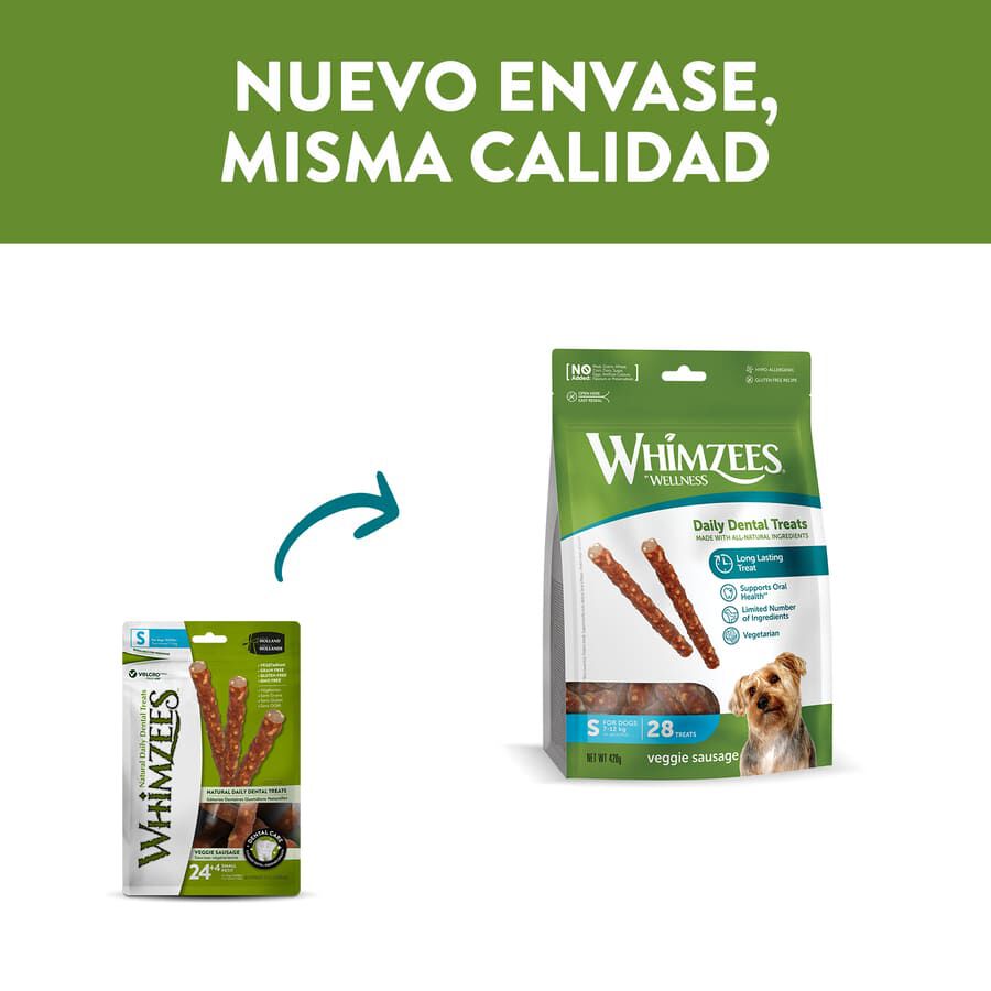 28 sticks Whimzees Snacks Dent&aacute;rios Grain Free para c&atilde;es, , large Imagem n&uacute;mero 2